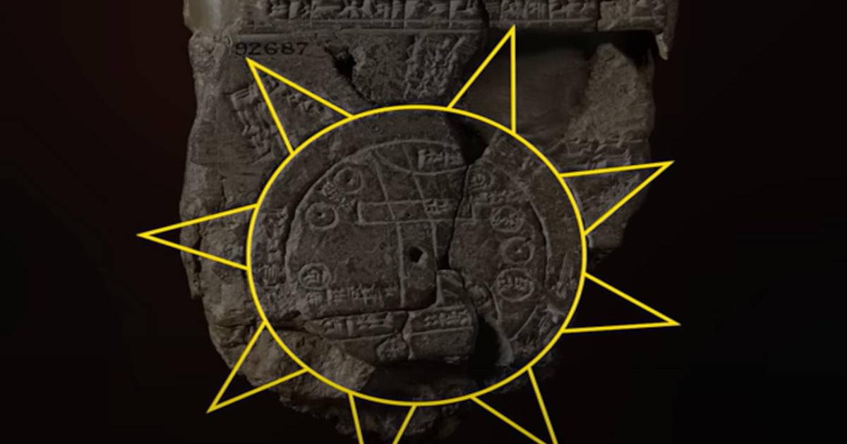 The Babylonian Map of the World, or Imago Mundi tablet.